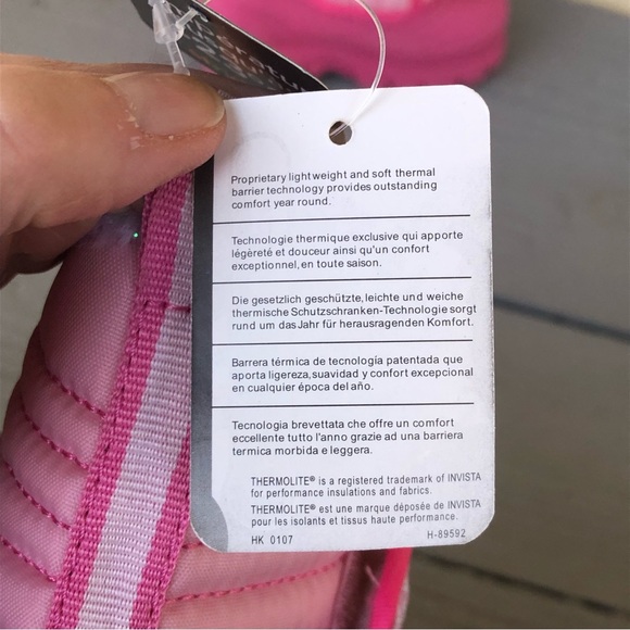 Pink snowflake snowflake boots - Picture 9 of 11